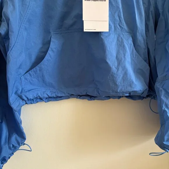 Lululemon Athletic Scuba Cropped Anorak Jacket Pool Party NWT Size 8
